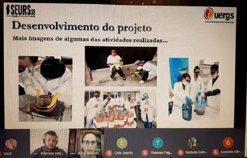 O projeto foi apresentado pelo consultor Ederson de forma virtual
